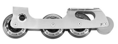 Picskate Inline Roller Skate Frame Set - P-53 Pic  3 Wheel