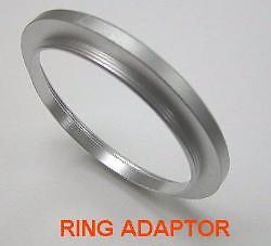 46MM to 37MM STEP DOWN RING ADAPTER STEPING SILVER