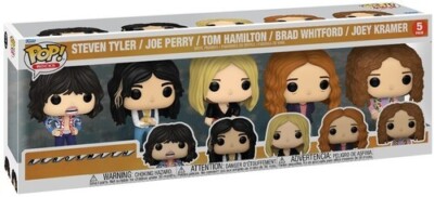 Funko Pop Rocks Aerosmith Figures 5-Pack Steven Tyler Joe Perry