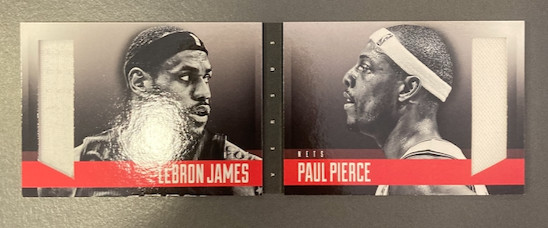 Lebron James / Paul Pierce 2013-14 Panini Preferred One On One Rivalry 76/199