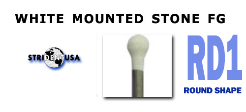 WHITE ARKANSAS STONES RD1 DENTAL POLISHING 12/PER BOX