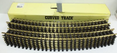 Aristo-Craft 11800 Euro-Style Brass 10 Ft. Diameter Curved Track Sections (12)