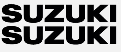 2x Suzuki Sticker Vinyl Decal Motorcycle Helmet Tank Bike GP 600 750 1000 1100