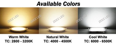 10X 12W 6" Round Cool White LED Dimmable Recessed Ceiling Panel Light Fixture