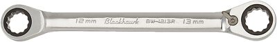 Blackhawk BW-1213R 12 Point Double Box Reversible Ratcheting Wrench, 12MM X 13MM
