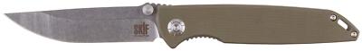 New SKIF Knives Stylus Linerlock SW Olive Folding Poket Knife IS-009OG