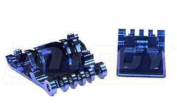Precision CNC Machined Skid Plate Set for HPI 1/10 Blitz Short Course Truck