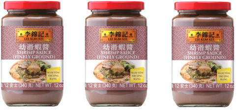 Lee Kum Kee Shrimp Sauce ( Finely Ground ) 12 oz ( Pack of 3 )