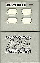 Multicode Gate or Garage Door Opener Transmitter Model 4140
