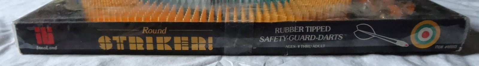 1988 InnoLand Round Striker Safety Guard Darts Game - Never Used