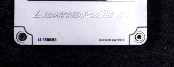 Lightning Audio LA-1600 , Rockford backed  1600 Watts 1-D Subwoofer Amplifier