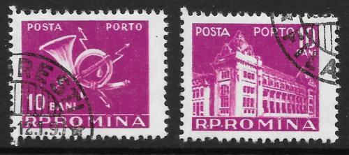 Cancelled to Order/CTO Decimal Lightly Hinged Romanian Stamps