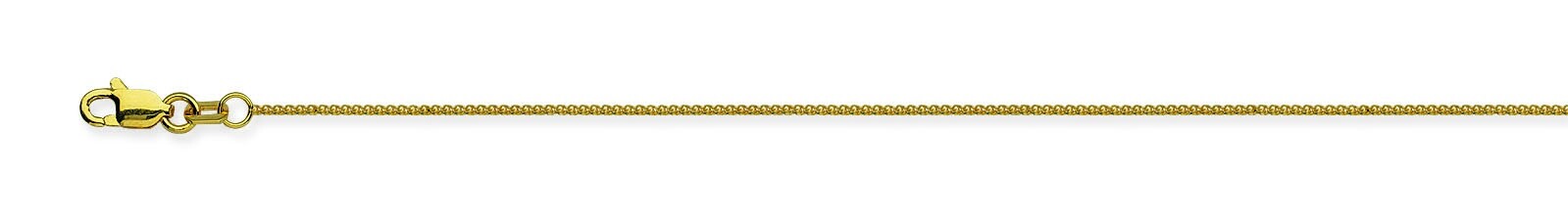 Pre-owned Element Shine/ Md 14k Solid Yellow Real Gold 0.8 Mm Round Wheat Chain Necklace 16", 18", 20"