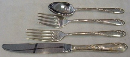 English Shell by Lunt Sterling Silver Regular Size Place Setting s 4pc