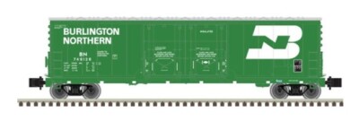 ATLAS (Z SCALE) 75 000 002 BURLINGTON NORTHERN 53FT DPD BOXCAR RD# 749125