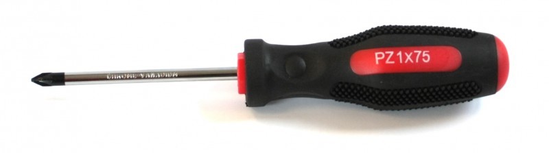 GIRAVITE CACCIAVITE CALAMITATA PZ1x75mm HAKA TOOLS HKR-21-106 VANADIUM