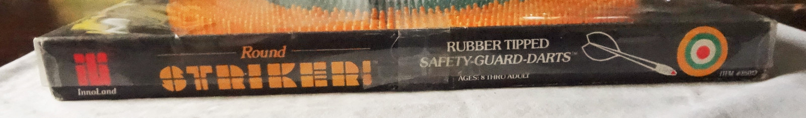 1988 InnoLand Round Striker Safety Guard Darts Game - Never Used