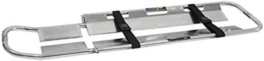 LINE2design Scoop Stretcher - EMS Medical Lightweight Aluminum Portable - Silver