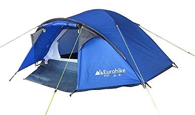 A lightweight 2 man dome tent with porch area for storage | in