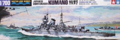 Tamiya 31344 1/700 Wl Japonais Bleu Marine Lumière Cruiser Kumano Neuf