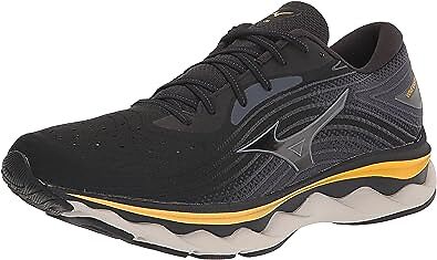 Мужские кроссовки Mizuno Wave Sky 6, черные/пассатные, 13 D, средние, США