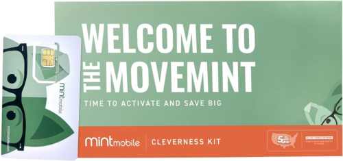 $20/mo. Mint Mobile Phone Plan with 15GB of 5G-4G LTE Data +