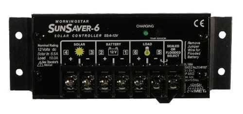 Morningstar SS-6-12V SunSaver Solar Charge Controller 6.5A 12VDC