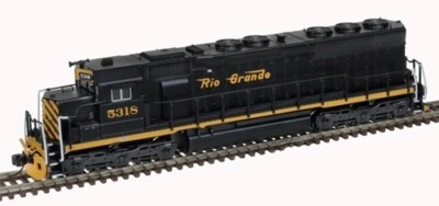 N Atlas 40005576 SD45 SILVER Denver & Rio Grande Western Rd# 5331 DCC Ready