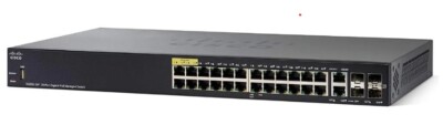 Cisco SG350X-24P - 28 Ports Fully Managed Ethernet Switch w/10G SFP Combo