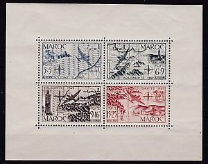 Timbres français neufs de 1941 à 1950 feuilles