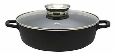 ELO 86689 Alucast Servierpfanne rund 28 cm, Aluguss, Induktion, 3.5 liters