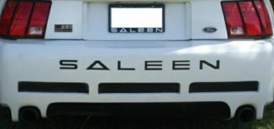 Rear decal Bumper Letters for  Mustang Saleen 1999-2004