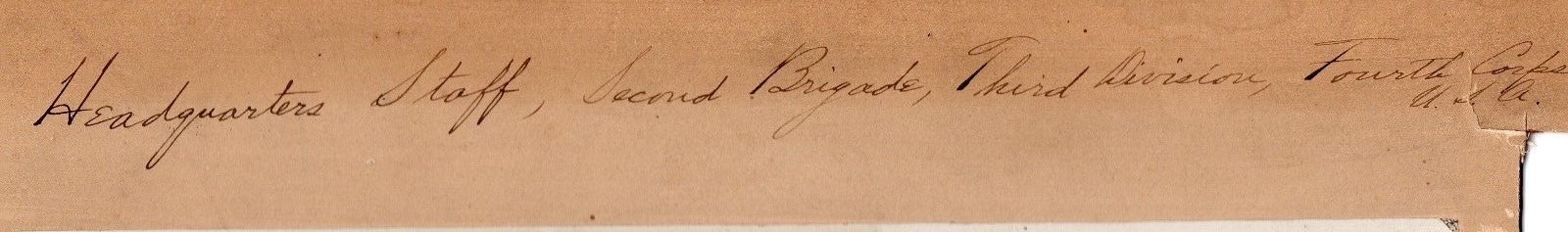 54781. Original Spanish-American War Photo of Brig Gen James Lincoln & Staff USA