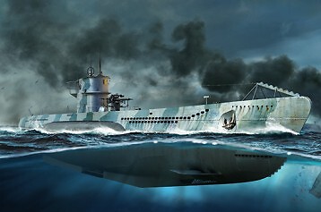 Trumpeter 05912 1:144 German DKM VIIC U-Boat Plastic Model Kit