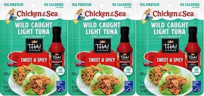 Chicken of the Sea Wild Caught Light Tuna Sweet & Spicy 3 Pack