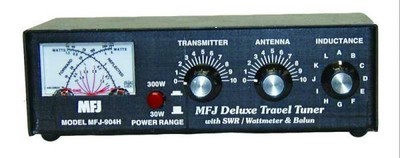 MFJ-904H HF (3.5 - 30MHz) Travel Manual Tuner w/ Built-In Balun & SWR Meter. Buy it now for 178.15
