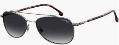 NEW CARRERA PILOT RUTHENIUM SUNGLASSES 58MM GRAY GRADIENT LENSES 224/S 06LB