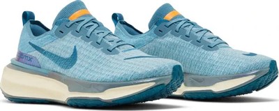 Men Size 15 - Nike ZoomX Invincible Run Flyknit 3 Noise Aqua 2023