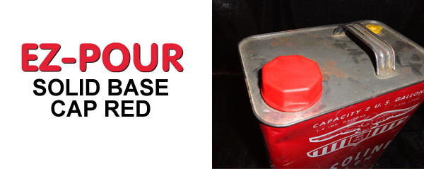 EZ POUR SOLID CAP RED FOR METAL GAS CANS