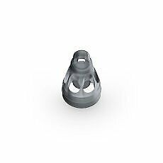 50-Pack of SMALL OPEN Hearing Aid Domes for Phonak - smokey 