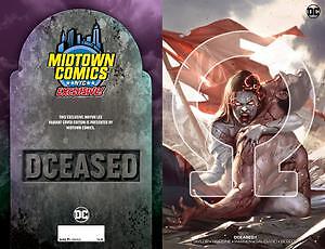 DCeased #1 Midtown Exclusive Inhyuk Lee Connecting Omega Variant Cover