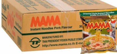 Mama Pork Instant Noodles 2.12 oz x 30 Packs - US SELLER