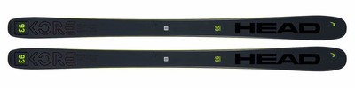 Head Kore 93 Alpine Skis, Anthracite/Yellow, 177cm MY24