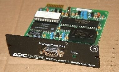APC UPS AP9608 Call-UPS II Remote Management Serial Port Module Card