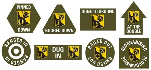 Набор жетонов 91-й кавалерийской команды Янки Flames of War TK029