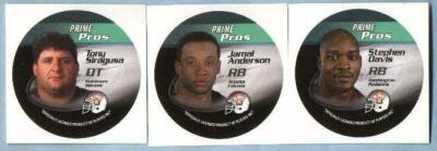 1 SQUARE - 2001 KING B SQUARE - JAMAL ANDERSON #19 - FALCONS - slight bend