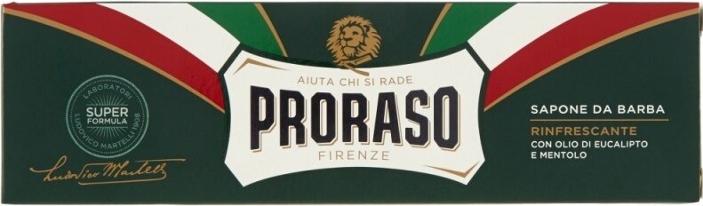 PRORASO RASIERSEIFE IN TUBE 1 x 150ml MIT EUKALYPTUSÖL UND MENTHOL 