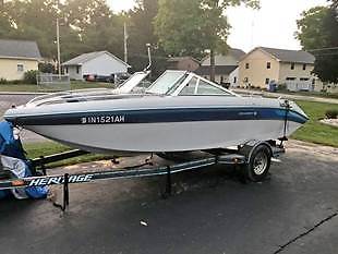 1989 Celebrity 181BR w Mercury & Trailer | Columbia City, IN | No Fees/Reserve