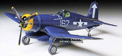 Tamiya America [TAM] 1:72 WB Corsair F4U1D Plastic Model Kit 60752 TAM60752