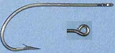 Mustad 34007 #2 Edelstahl Oshaunessy Haken 10CT
